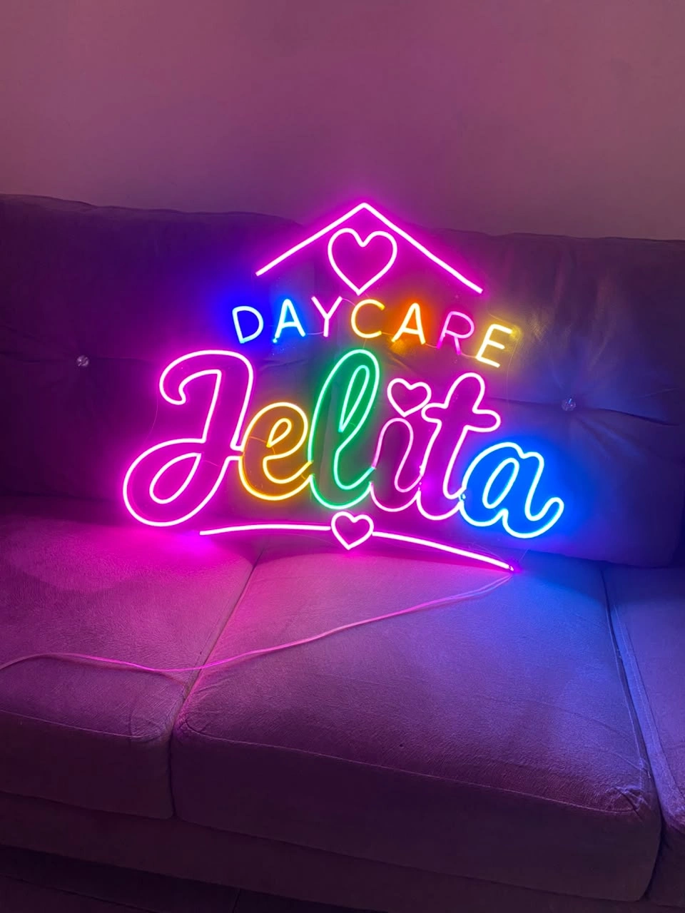 Neon sign custom untuk usaha