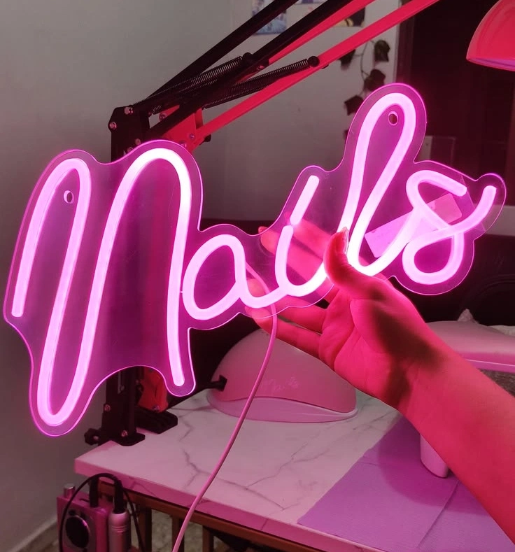 Neon sign salon custom